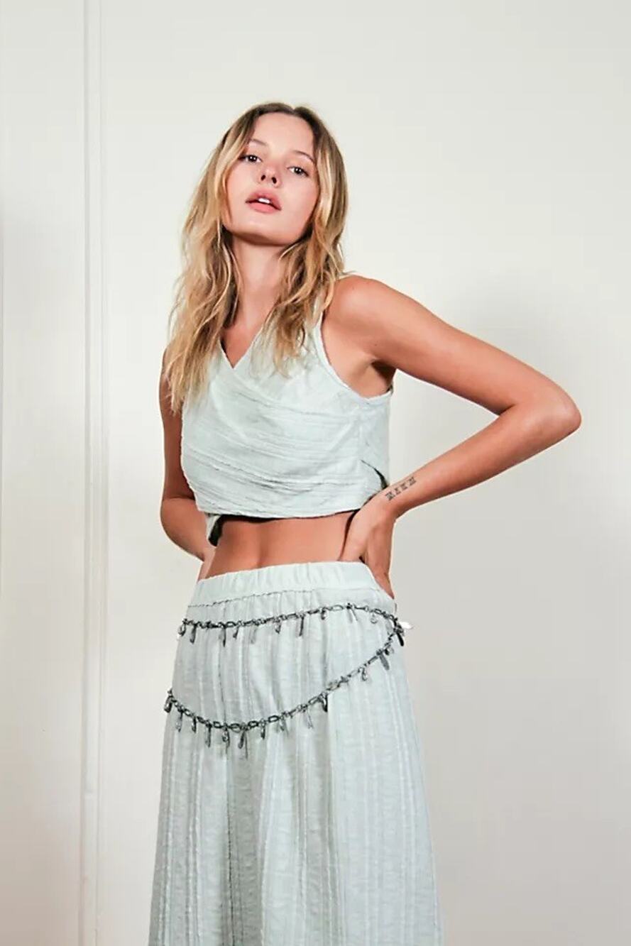 NEW NWT Free People Beach Light Green Aloha Set small